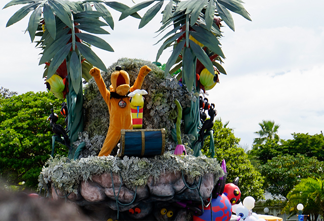 アドベンチャーランドをイメージしたフロート