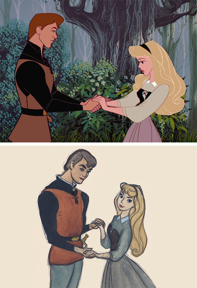 フィリップ王子とオーロラ姫