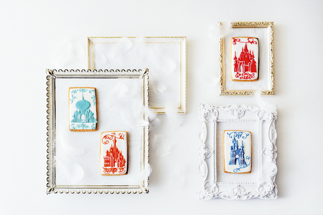 お城のアイシングクッキー